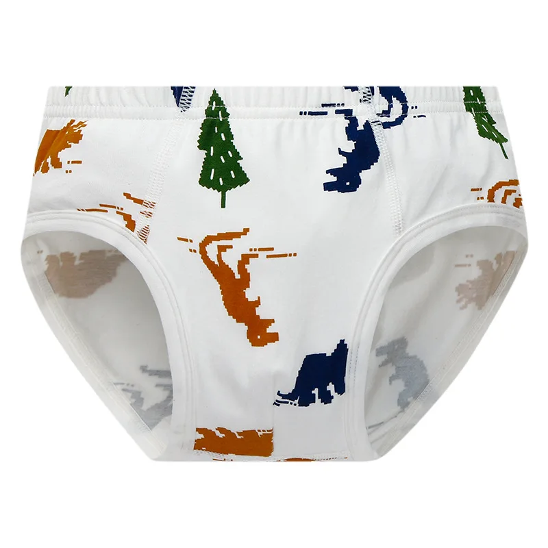 Cute Cartoon Boys Underwear Cotton Children Underwear Breathable Boy Briefs Dinosaur Cartoon Kids Panties 2-14Y Underpants