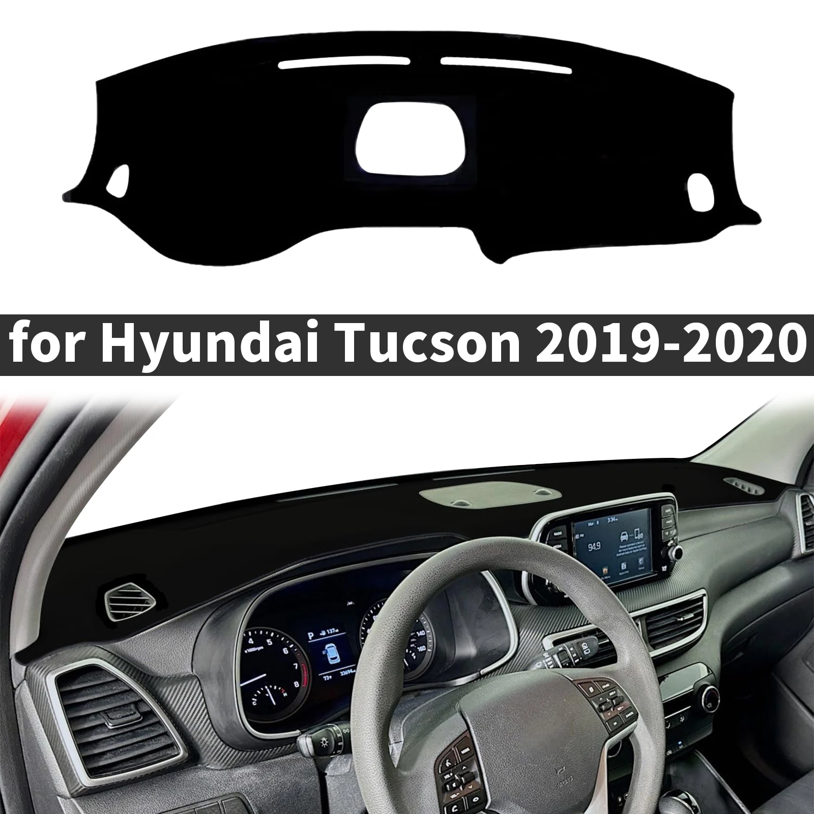 

fit for Hyundai Tucson2019-2020 Car DashMat Sunshade Dashmat Dashboard Cover Pad Protective Carpet Accessories