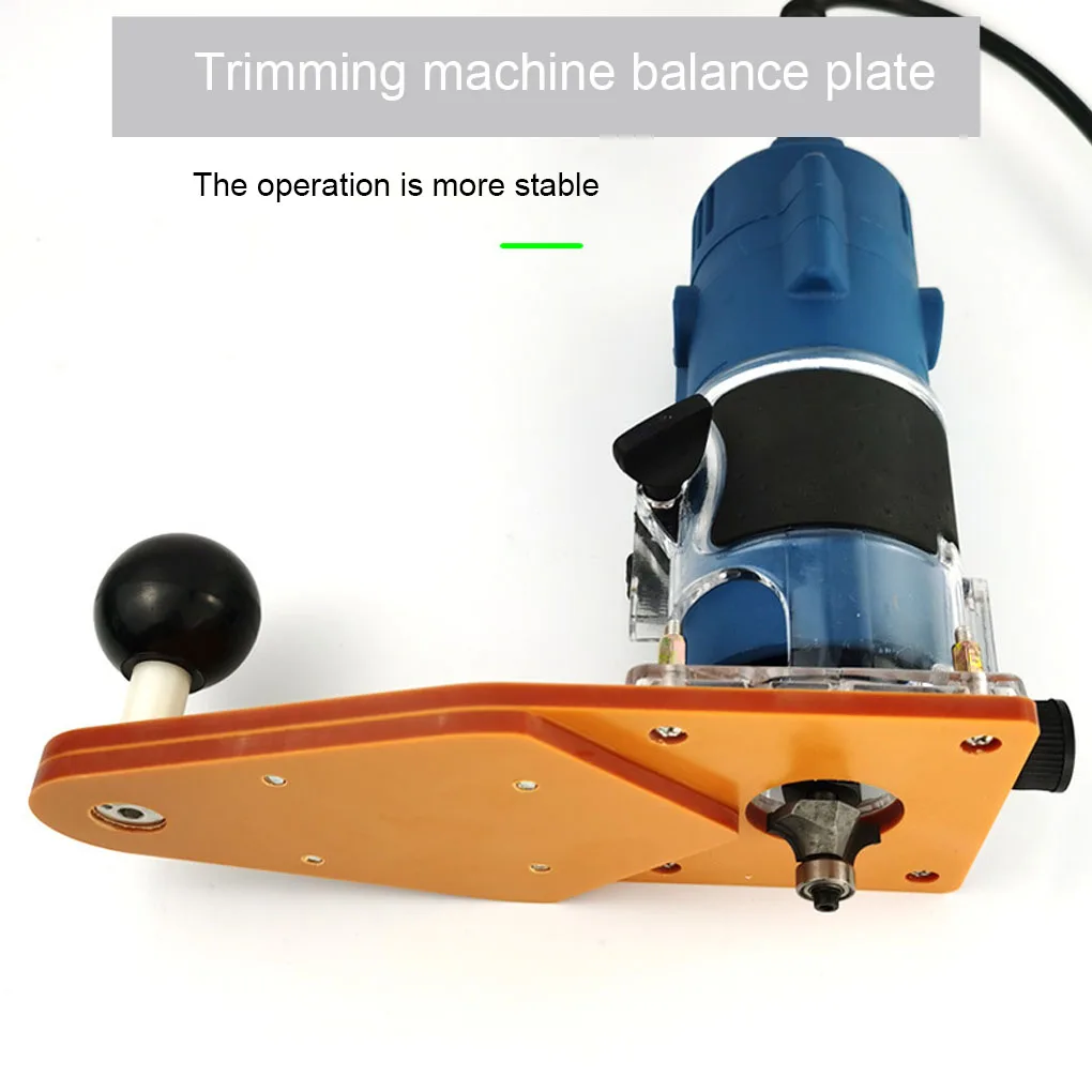 Waterproof Router Milling Table Wear-resistant Trimmer Base Trimming Machine Accessories Balance Board Woodworking Type