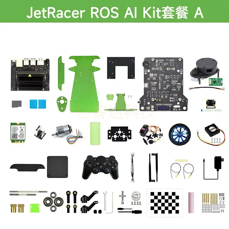 Imagem -05 - Jetracer-ros ai Robot Kit Controladores Duplos Mapeamento Lidar Visão Processamento Versão Professional