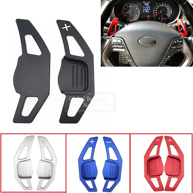 

2pcs Paddle Shift For KIA K3 CERATO Forte Koup SX 2015 2016 Cadenza Ceed Pro GT SW 2013 Car Steering Wheel Shifter DSG Stickers