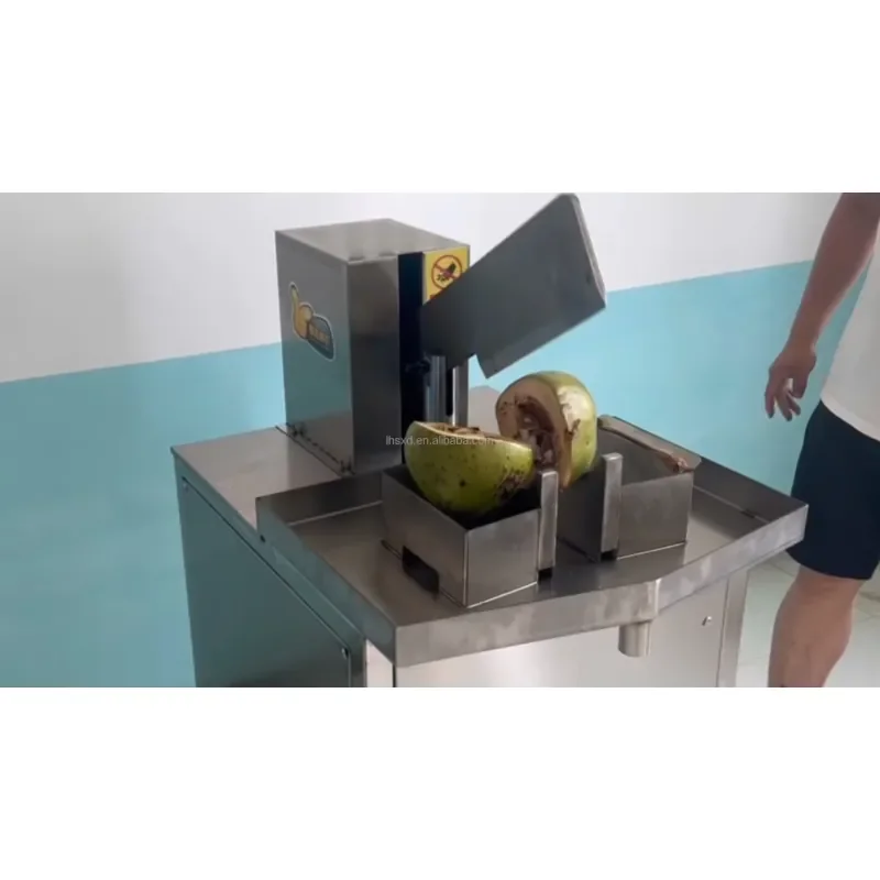 Coconut Water Juice Extracting Machine/ Automatic Coconut Half Cutting Machine/ Coconut Opener