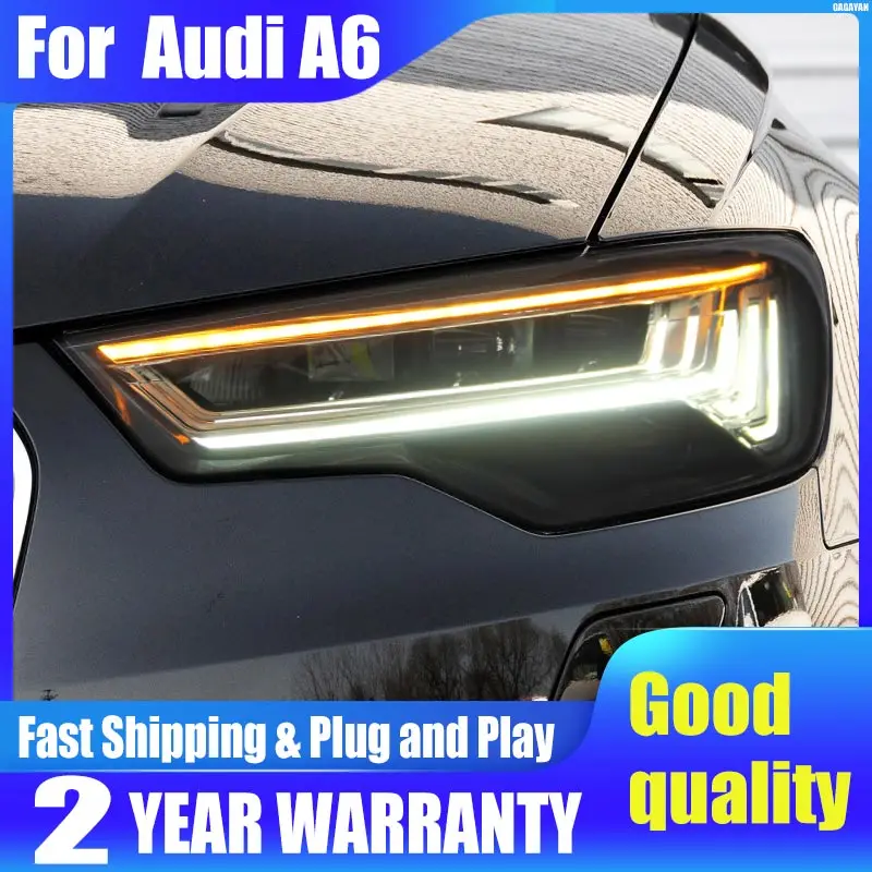 

Car Accessories Head Lamp for Audi A6 LED Allroad Headlight 2012-2015 A6L C7 Headlights LED DRL Matrix Car Front Lamp