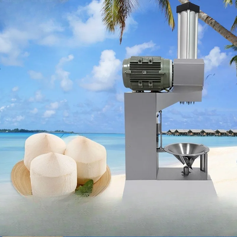 

Quick cutter processing green coconut peeler