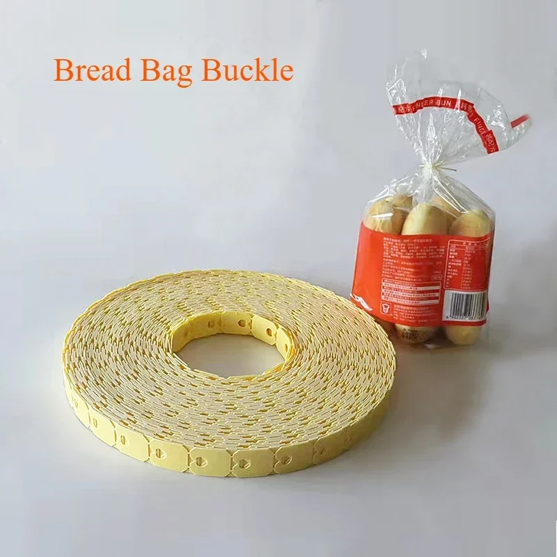 2000 Plastic Sealing Clips, Manual Bag Clips for Bread, Tea, Baking Packaging, Food Bag Fastener Sealer Cable Tie Clamp
