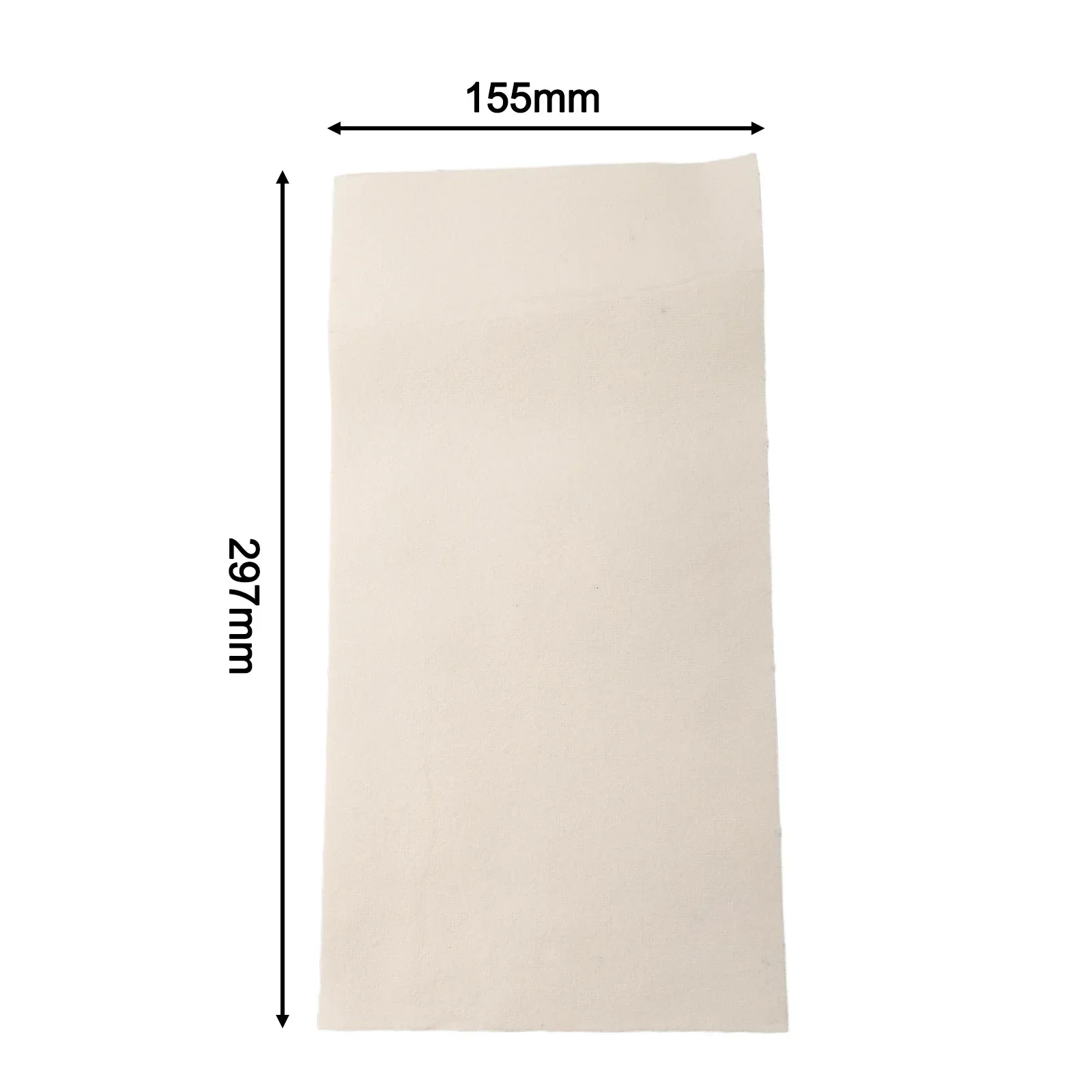 Ceramic Fiber Gasket Glass Gasket 155mm X 297mm Accessories Exhaust Pipe Fireplaces Glass Gasket Heating Sealing Material