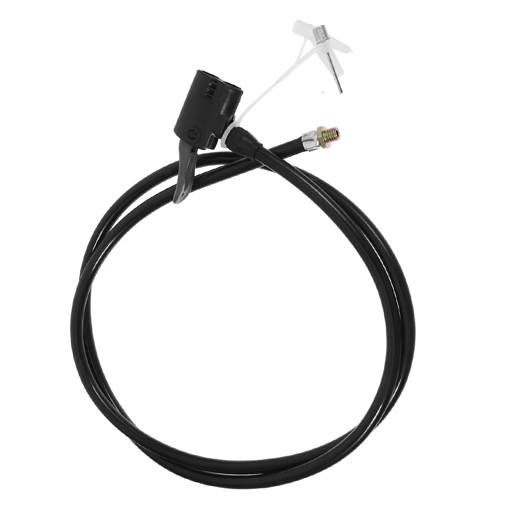 

Bicycle Valve Adapter Kit Black Air Compressor Hose Tire Inflator Accessories Reusable Replacement Antifreeze Durable Plastic