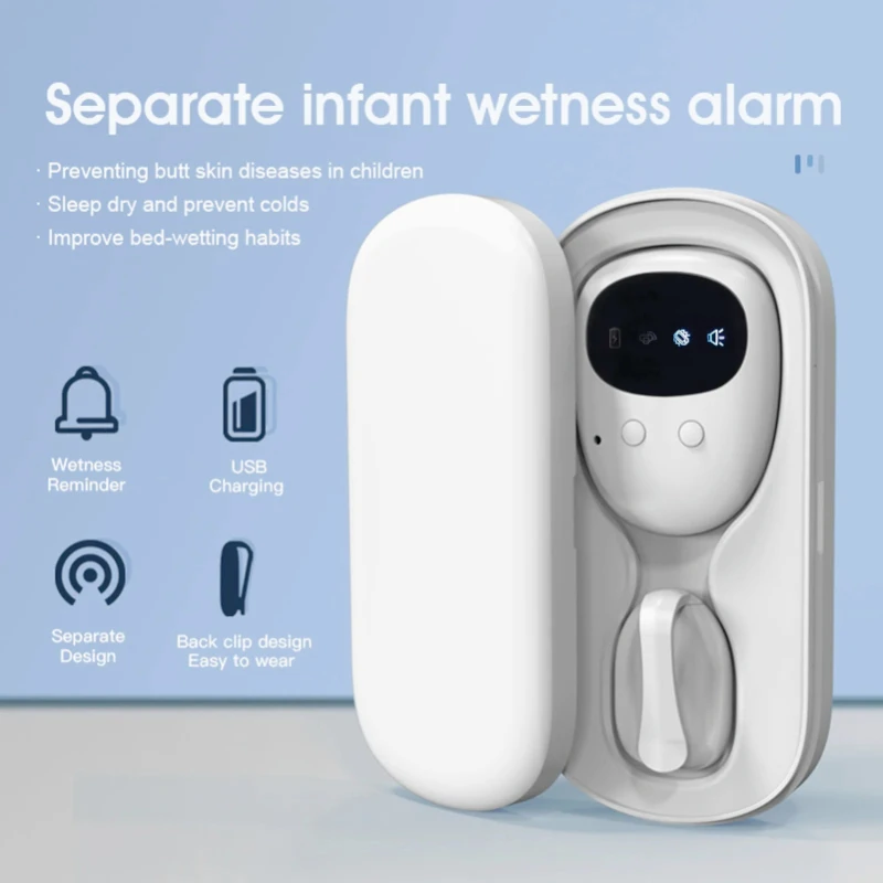 

Wireless Bedwetting Alarm 10-20M Range Vibration Reminding for Kids Potty Training Elder Care