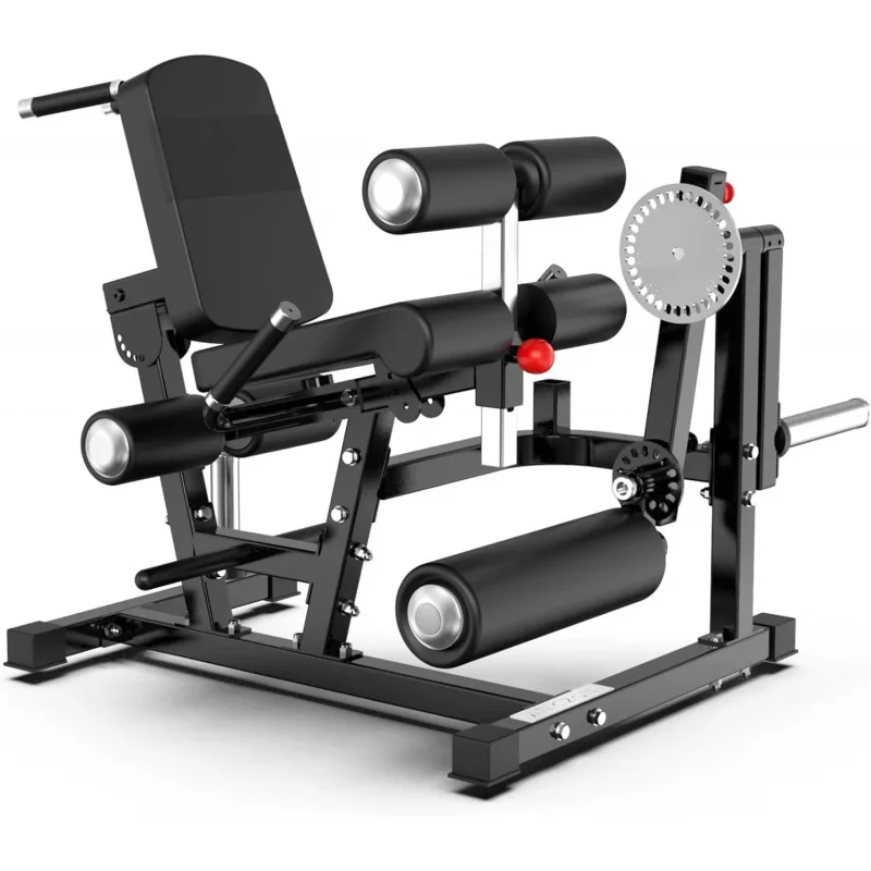 آلة تمديد وتجعيد الساق، تمديد واستلقاء لصالة الألعاب الرياضية المنزلية، عرضة، مقعد قابل للتعديل ومسند الظهر