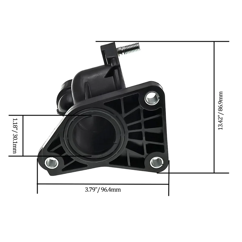Carcaça do termostato do motor engenioso 25630-03010 2563003010 para Hyundai I10 2007-2019 I20 2008-2020 G4LA 1.2L