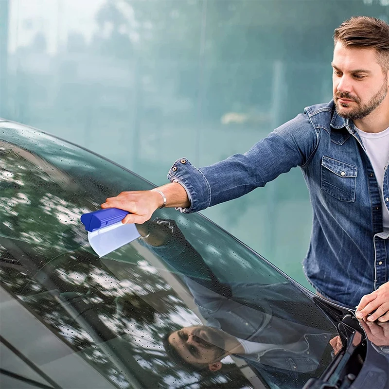 

1pc Car Windshield Wiper Soft Silicone Water Blade Car Windshield Glass Dewdrop Cleaning Scraper Car Accessories