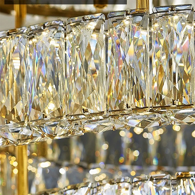 Хрустальная лампа для гостиной, ультратонкий потолочный светильник, новый стиль, лампа для спальни, высококачественная домашняя лампа для комнаты, круглая учебная лампа