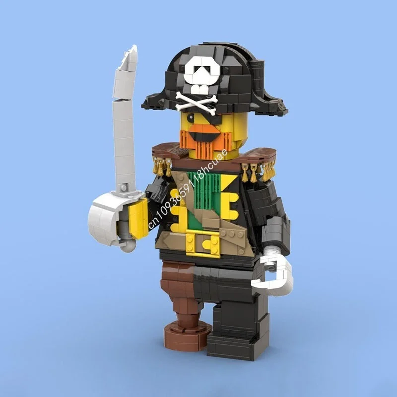 986pcs MOC Redbeard 6 1 Sculpturesed Model Bouwstenen Architectuur DIY Kerstcadeau Creatieve Baksteen Kinderen Speelgoed Verjaardag