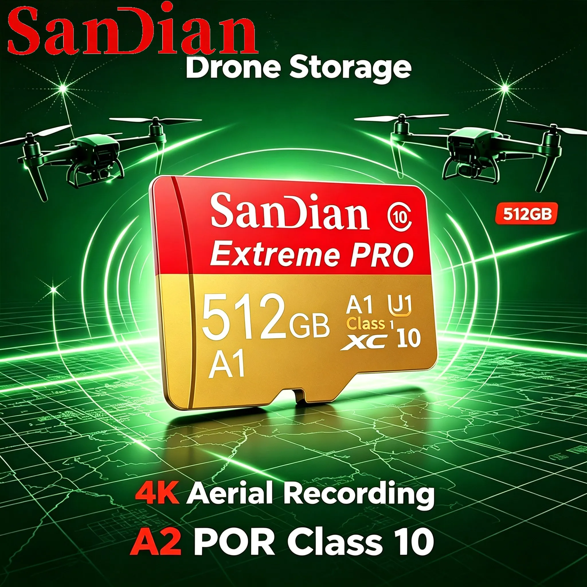 Superior Micro TF SD Card 128GB SD Cards 32GB TF Cards 64GB Memory Card for VR Headset/Camera/E-Reader/Digital Frame/Desktop