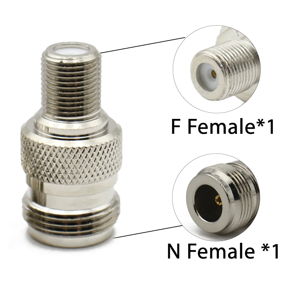 1 teile/los N Zu F TV Männlich Weiblich Gerade Stecker L16 N Typ zu F Typ Coax Konverter Antenne Verlängerung Kabel messing Kupfer – Detail 4