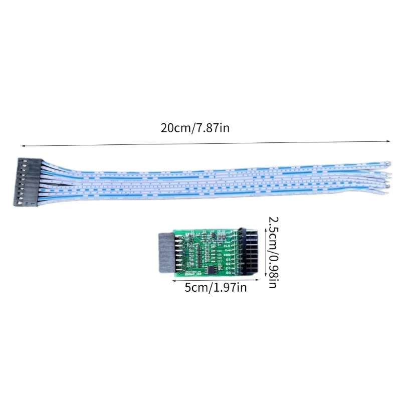 Adaptador xgecu EMMC-ISP ver1.00 eficiente para programador t48, aumenta a eficiência da programação, envio direto