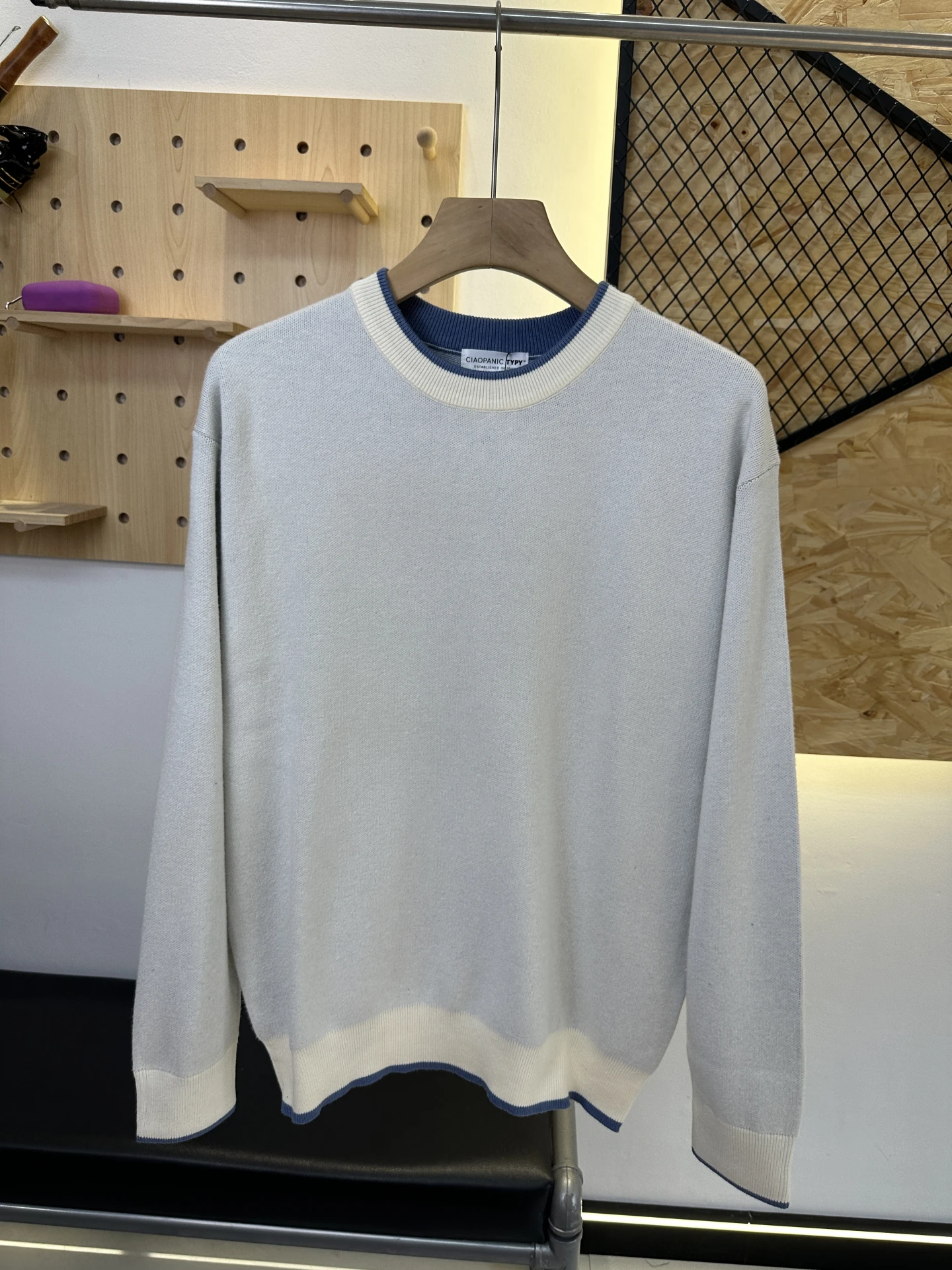 

ex Loose Fit Long Sve round Ne Knitted Sweater Simple Color Easy Match Crew Ne Pullover Autumn Faion Top