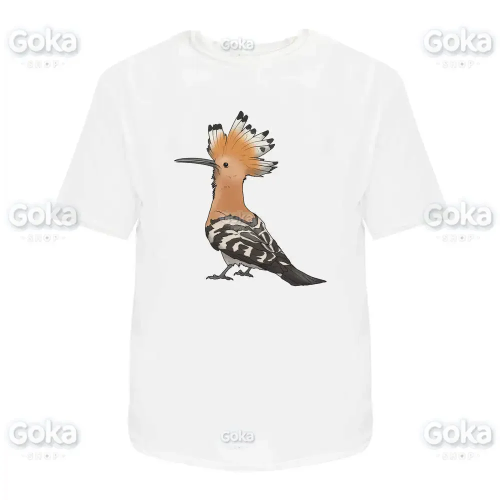 'Eurasian Hoopoe Bird' Graphic T Shirts Mens Clothing New Tops & Tees Cotton Women Printed T-shirt Y2K Clothes Cute Funny Tshirt