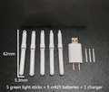 5 verdes y 1 USB