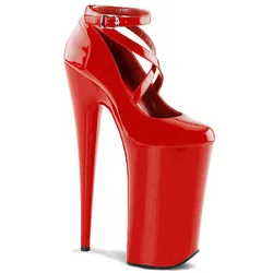 New 23CM/9inches PU Upper Fashion Sexy Exotic High Heel Platform Party Women Pumps Pole Dance Shoes D135-1