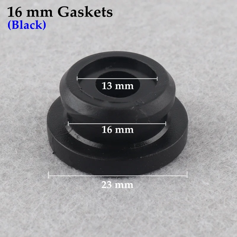 50 100 200pcs 16mm Water Connectors Rubber Grooved Gaskets Garden Irrigation Leaking Proof Sealling O-ring Aprons Washer