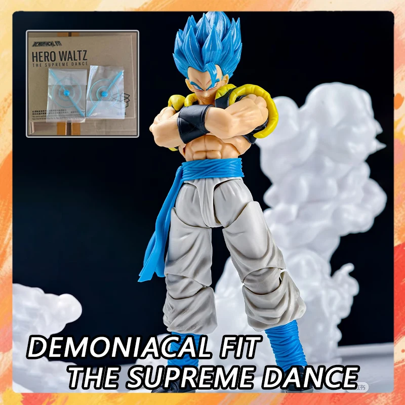 Figura de Acción Demoniacal Fit SHF Gogeta Dragon Ball Z, Anime, Hero Waltz The Supreme Dance Goku, Juguete de Plástico para Niños, Regalo de Cumpleaños