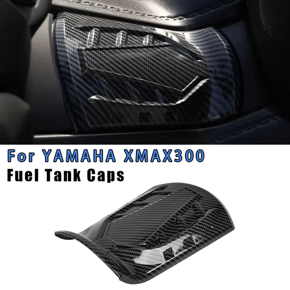 Motorcycle Gloss Fuel Cap Protective Decor Cover Fairing Parts Fit Yamaha XMAX125 XMAX250 XMAX300 17-23 Scooter Upgrade