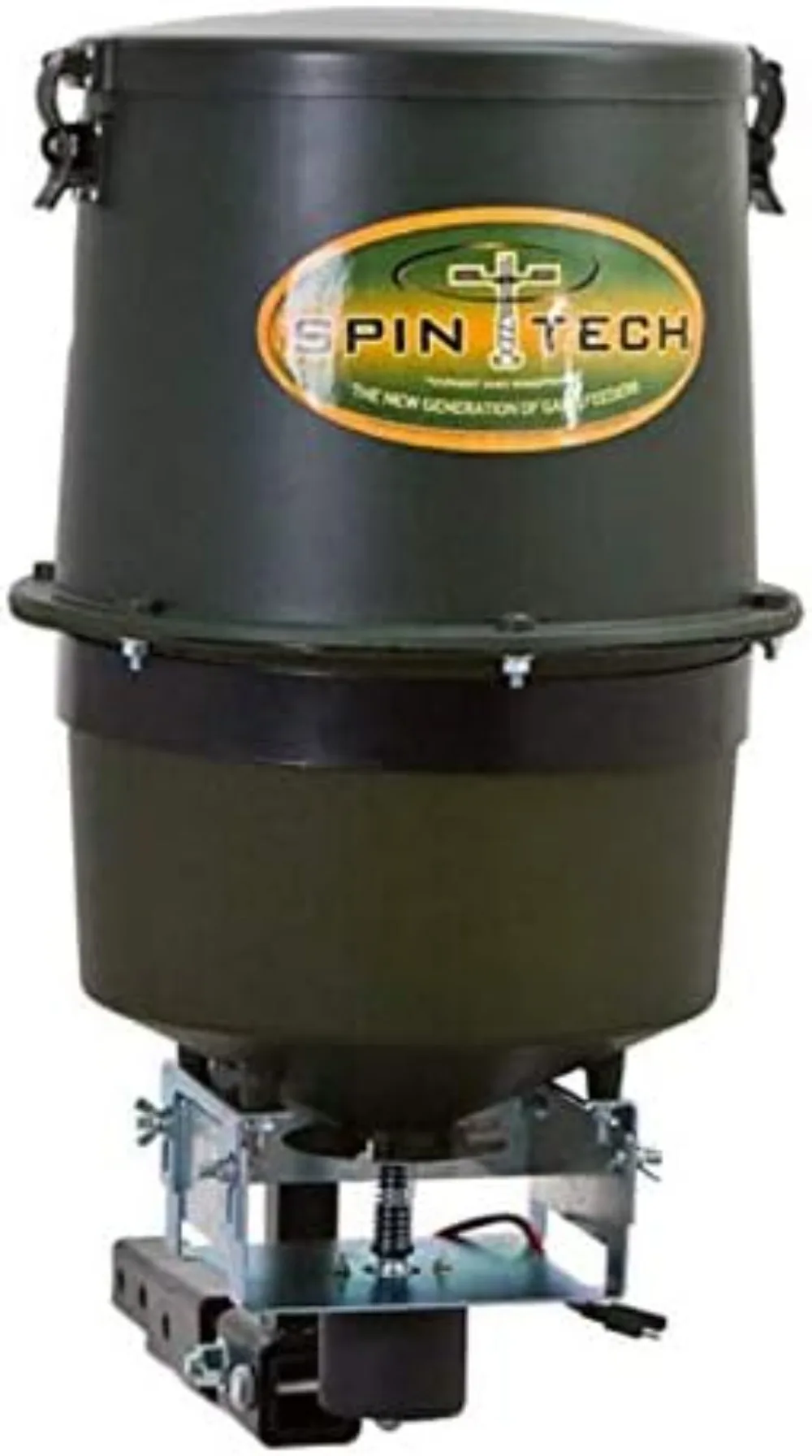 

Hitch-Mount Seed, Salt, and Fertilizer Multi-Spreader; Leak Proof and Corrosion Resistant