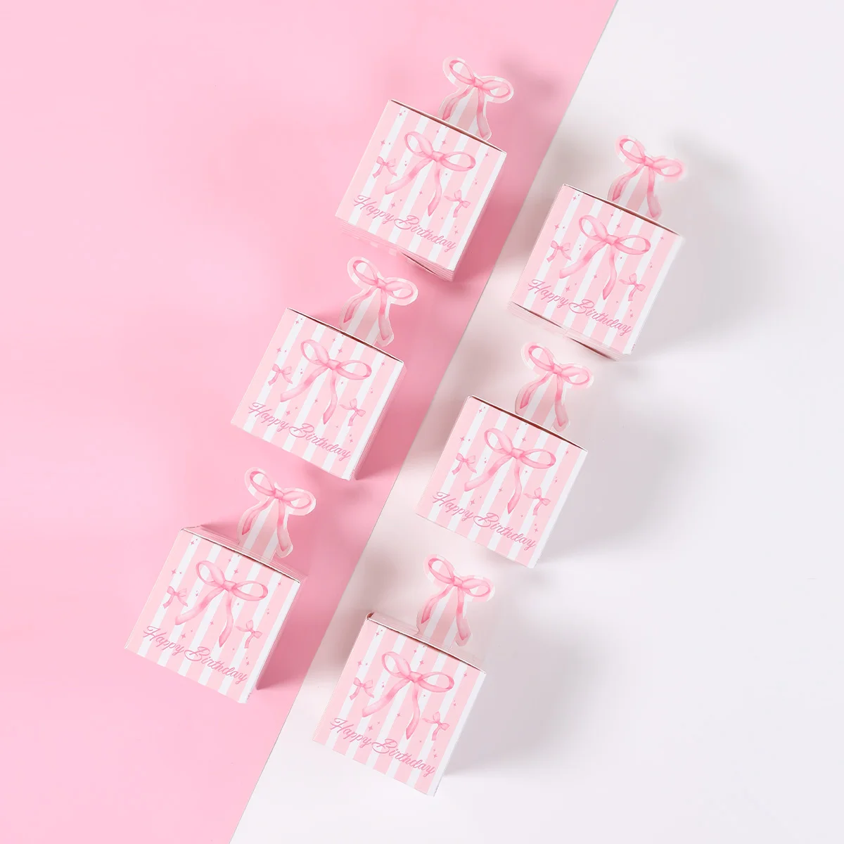 24Pcs Sweet Pink Bo… - image