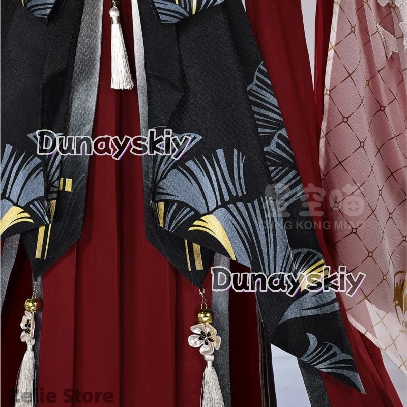 Hiyuki Cosplay 코스프레 full set Game Series: Wuthering Waves New Chinese style elegant dress headwear Performance Role Play part view 3