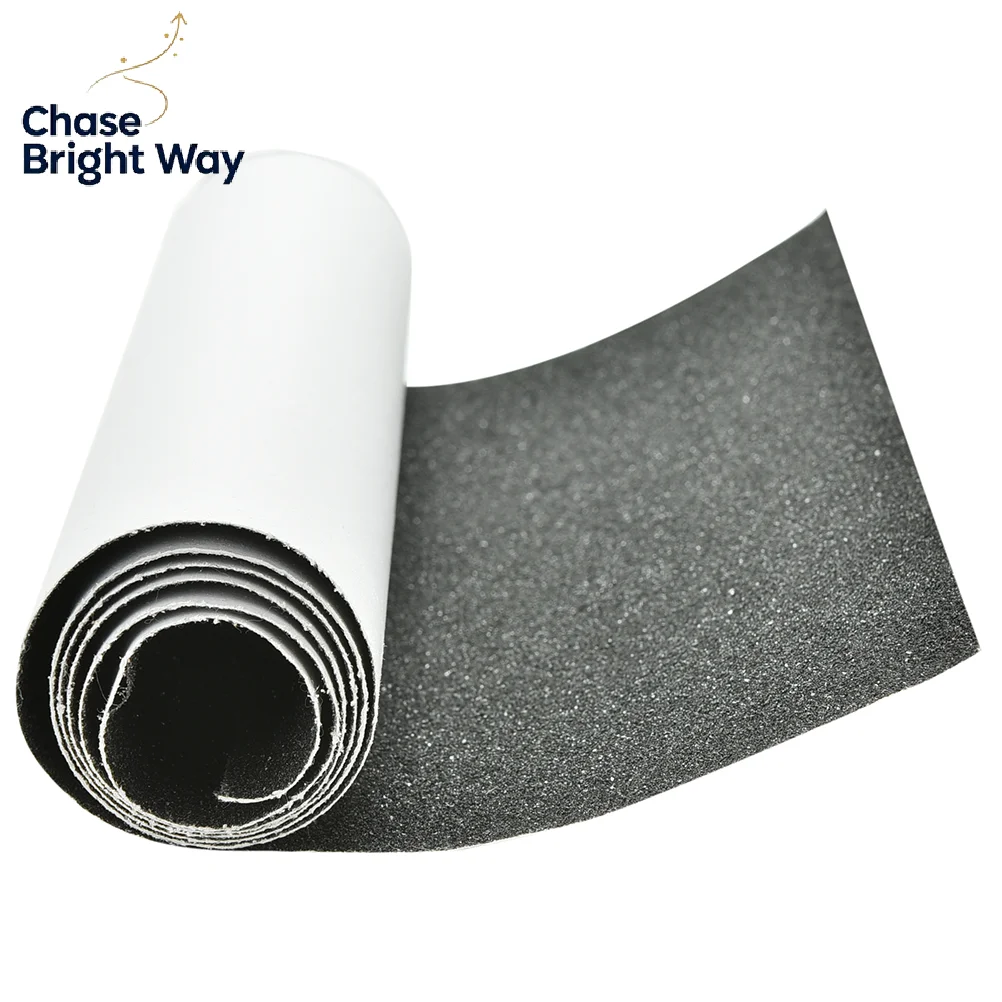 Perforated Grip Tape for Skateboard & Scooter – Sandpaper Non-Slip Deck Sticker with Drainage Holes, Easy to Cut & Install
