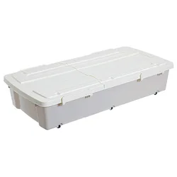 52L Underbed Storage Containers Bin with Lids, Under Bed Storage Containers Foldable Under the Storage Bin for Organizing