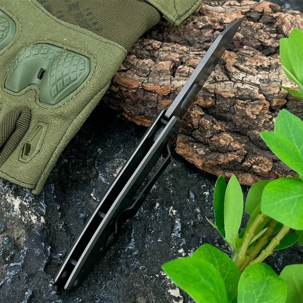 Quente 103 mini faca dobrável sobrevivência portátil faca de bolso defensiva edc ferramentas acampamento 5cr13mov lâmina zinco 420 alça aço