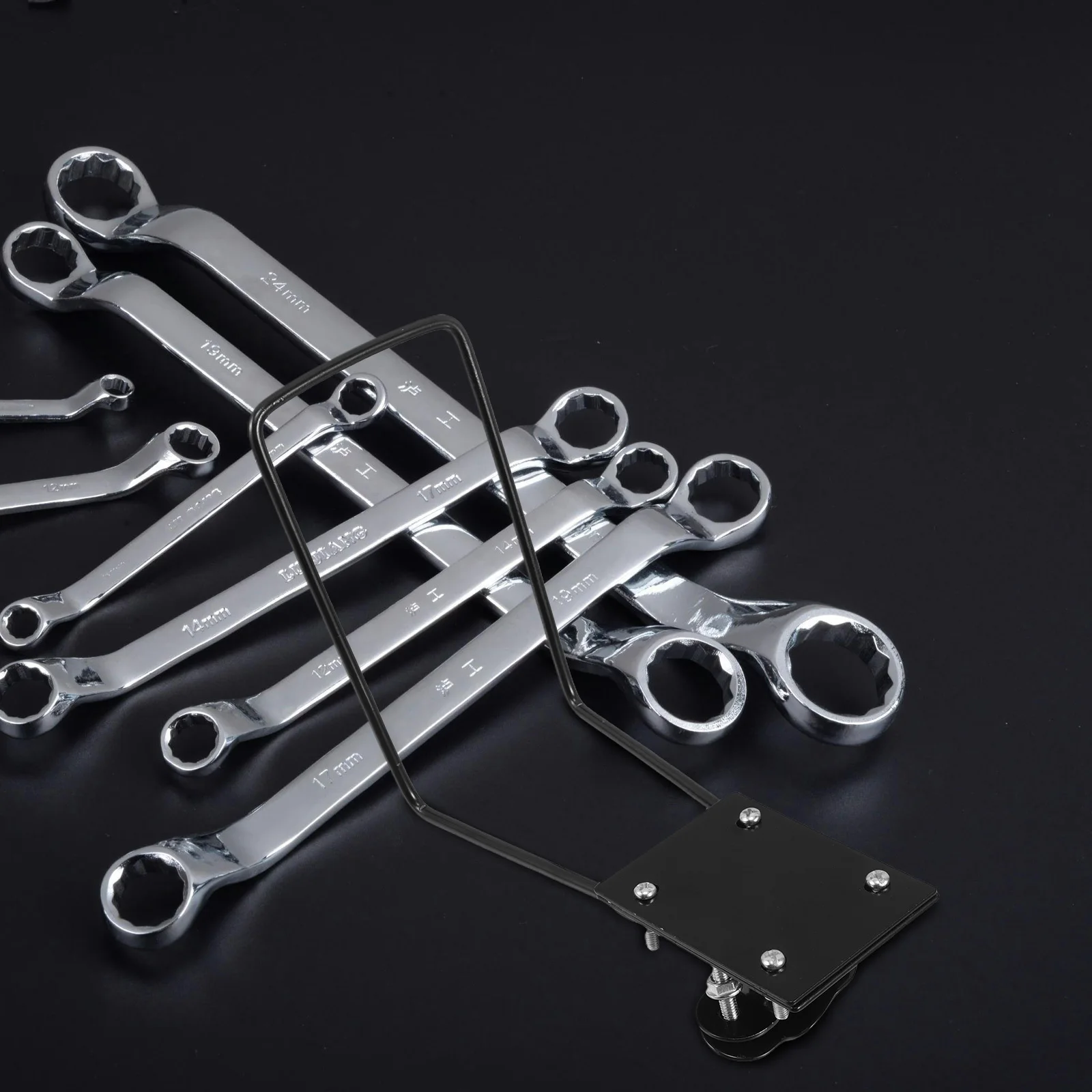 ملحقات حامل سلة الدراجة المعدنية للرف الأمامي للدراجة، سهلة التركيب، دعم ثابت، تطبيق واسع للتنقل والسفر #2