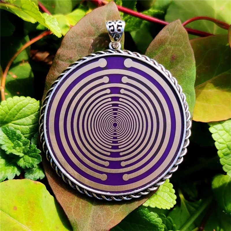 ABUG-MWO القرص Lakhovsky القرص قلادة الطاقة الاستقطاب القرص على الوجهين قلادة MWO الصحوة الذاتي إصلاح #3