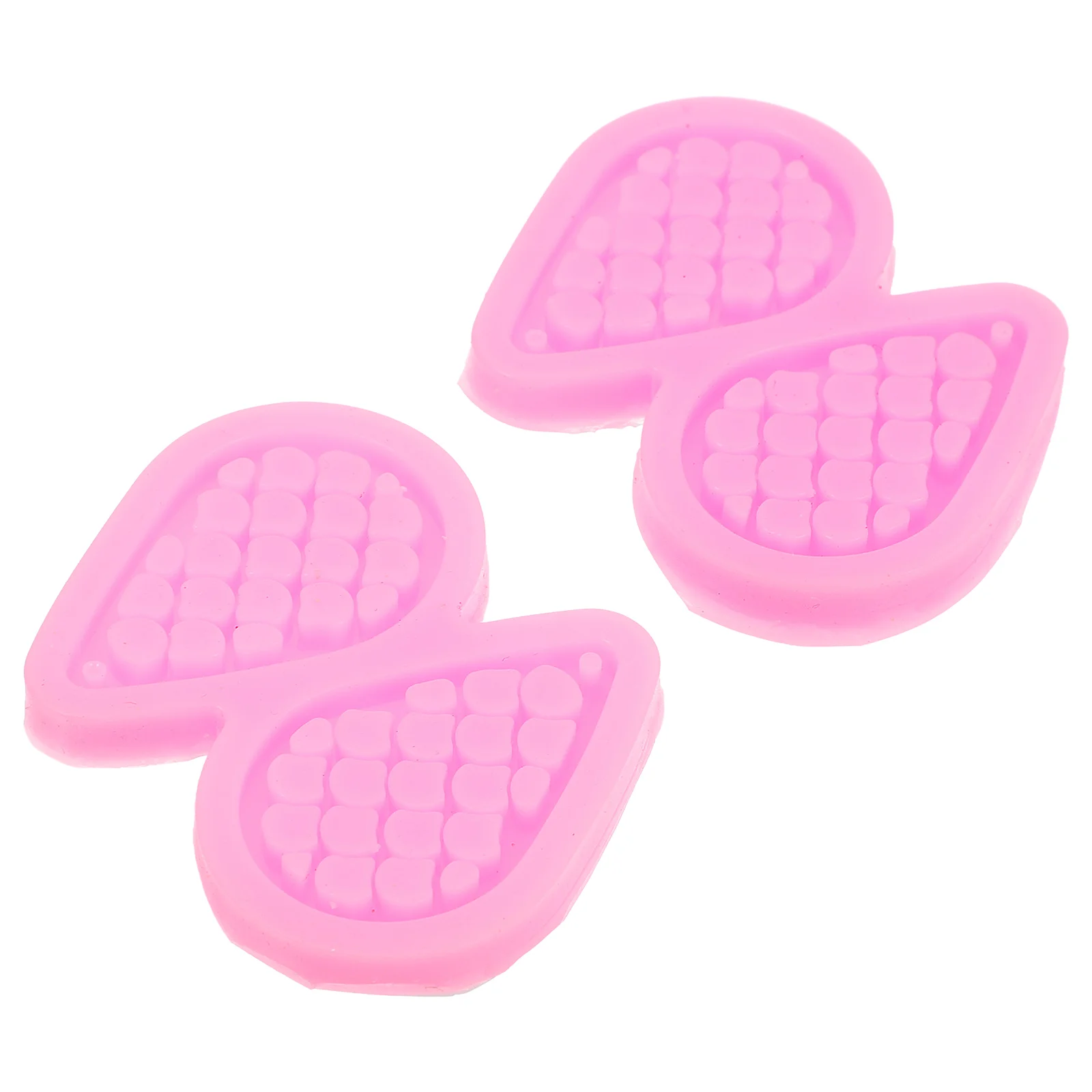 

2 Pcs Pendant Mold Silicone Earrings Mold Non stick Durable DIY Jewelry Making Teardrop Shape Hanging Accessories