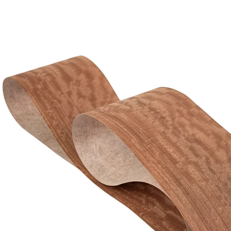 ย้อมธรรมชาติ McGli Shadow ไม้วีเนียร์ตกแต่งเฟอร์นิเจอร์ผนังตู้ (backing ผ้าไม่ทอ) L:2.5 เมตร W:15-25 ซม.T:0.2 มม.