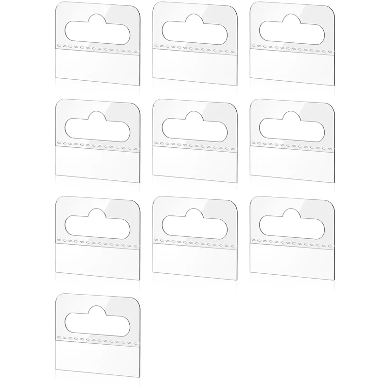 

Вкладки AP-Hang, 2000 шт. Прозрачные липкие подвесные вкладки Самоклеящиеся пластиковые бирки с отверстием для прорезей, 4,5 х 3,5 см