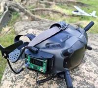 1.2/1.3Ghz Dual Antenna VRX 9CH Analog Receiver Adapter FPV Wide Band 1080Mhz To 1360Mhz For Fatshark/SKYZONE/DJI Goggles V1 V2