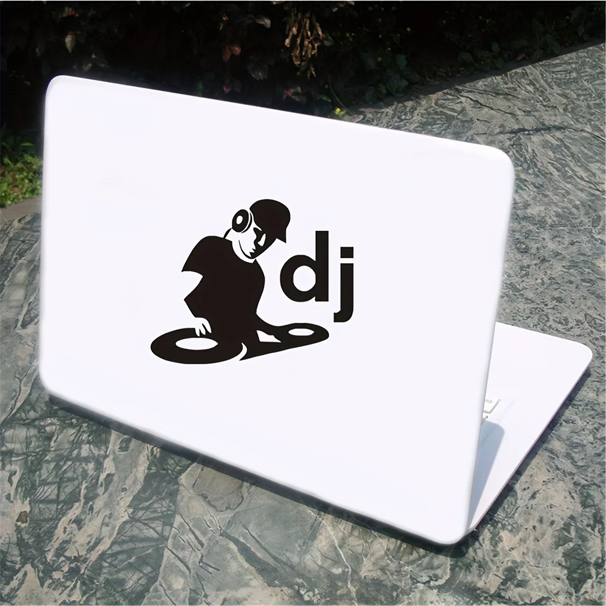 1pc DJ Spinning Tracks Carbon Sticker For Door Car Styling Car Window Bumper Truck Decal Vinyl Waterproof Car Sticker Graphics