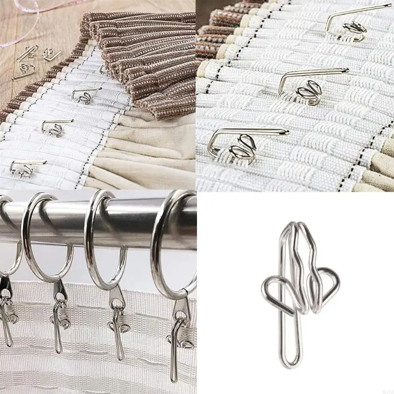 Pack of 30 High Performances Drapery Hook Accessory for Enhancing Home Interior
