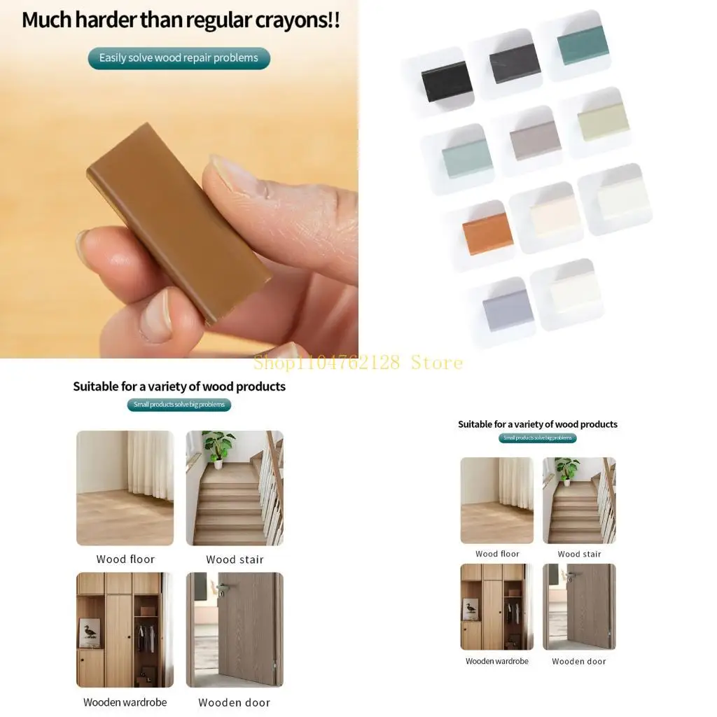 

Термоплавкий воск, ремонтная палочка, 11 цветов, инструмент для быстрой фиксации, длительный срок службы для деревянных полов,