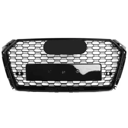 Honeycomb Grill Mesh Front Hood Grille Bumper Grill Center Grille for RS4 Grill for  A4 B9 2017-2019 Fast Shipping