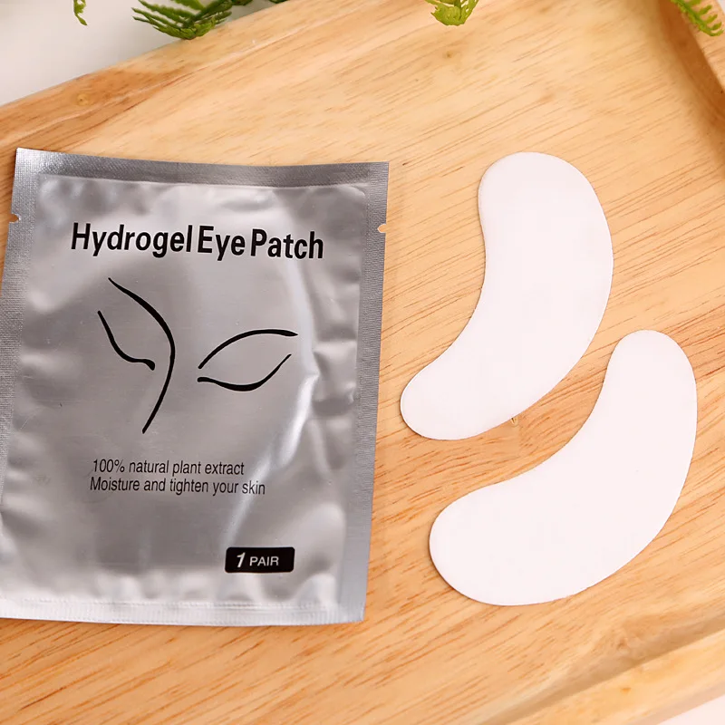 50Pairs Eyelash Pad Gel Patch Grafting Eyelashes Under Eye Patches For Eyelash Extension Paper Sticker Application Make Up Tools