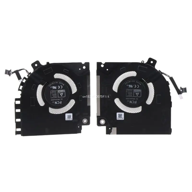 

Notebook Heatsink Radiator for Dell X15 Laptop CPU GPU Cooling Fan 5V 0.5A 4-pin 6.2CFM Laptop DropShipping