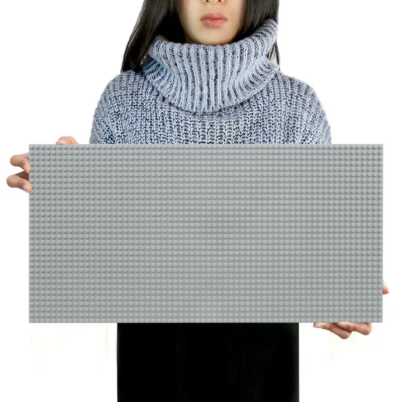 32x64 Dots bouwsteen wandpaneel, DIY creatieve baksteengrondplaat compatibel met merken, cadeau voor kinderkamer decor