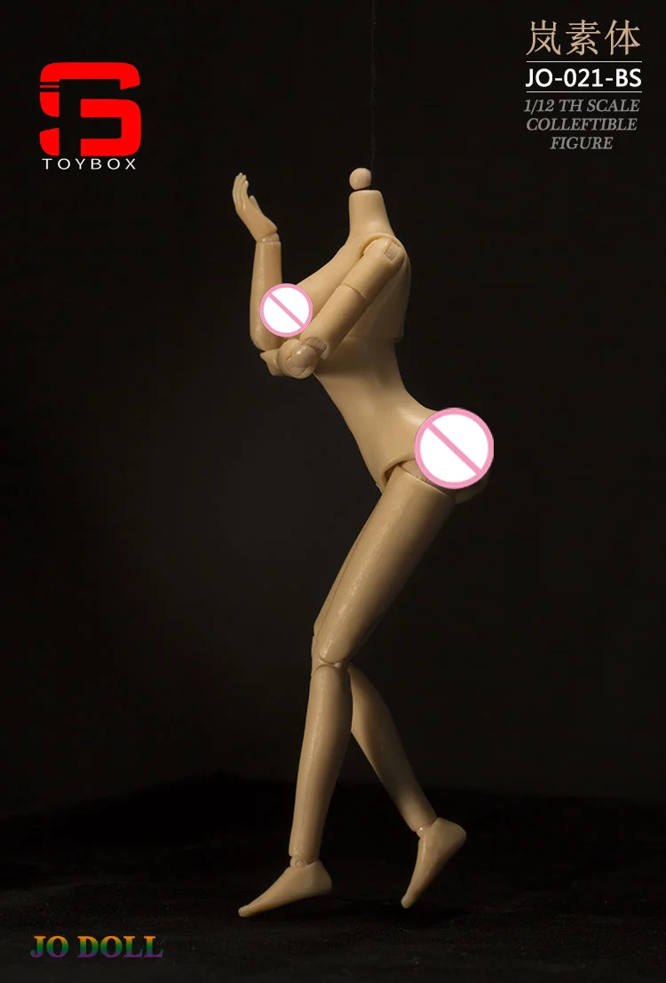 JO-020 JO-021 Figura de acción femenina de 6 pulgadas, escala 1/12, Flexible, semiencapsu, cuerpo articulado, bronceado/piel de pálido, pecho medio grande