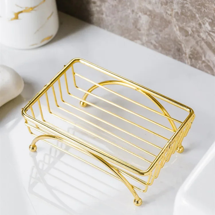 

Bathroom Stand Soap Dish Box Container Soap Dish Holder Brief Stainless Steel Soap Drain Rack Household Storage Shelf Tray