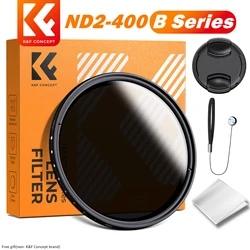 K & F Concept 67mm filtro ND variabile 58mm 82mm ND2 ND400 9 stop serie B 37mm 40.5mm 43mm 46mm 49mm 52mm 55mm 77mm 62mm 72mm