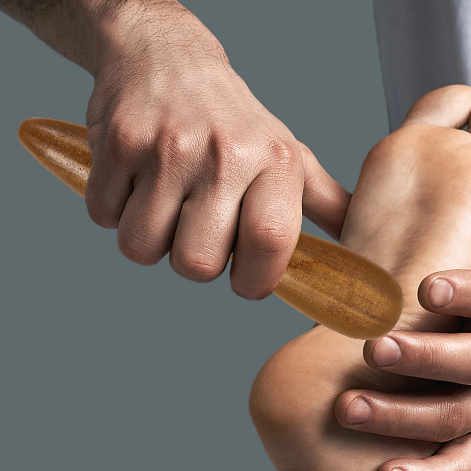 

2pcs Foot Massage Wooden Stick Smooth Gentle No Burrs Small Size Home Outdoor Safe Practical Long Time Use Promote
